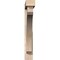 Ekena Millwork Legacy Block Smooth Bracket w/ Offset Brace, Douglas Fir, 5 1/2"W x 38"D x 38"H BKT0604X38X38LEC05SDF - alternate 3